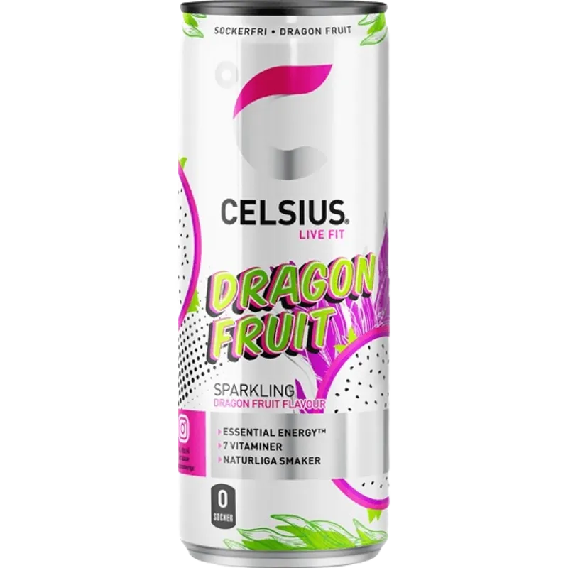 Celsius Dragon Fruit Energy Drink 355ml