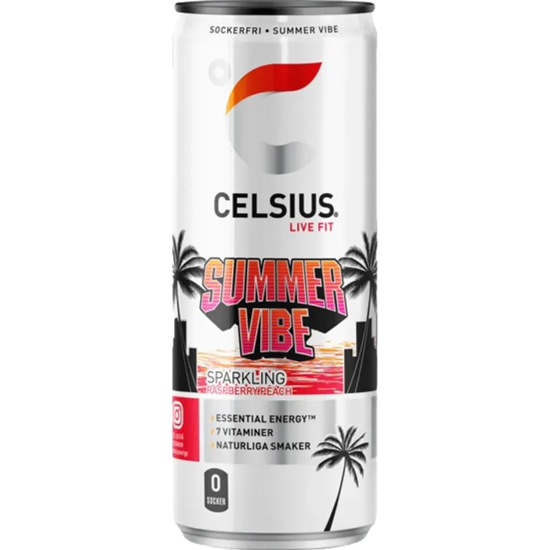 CELSIUS Raspberry Peach Energy Drink 355ml