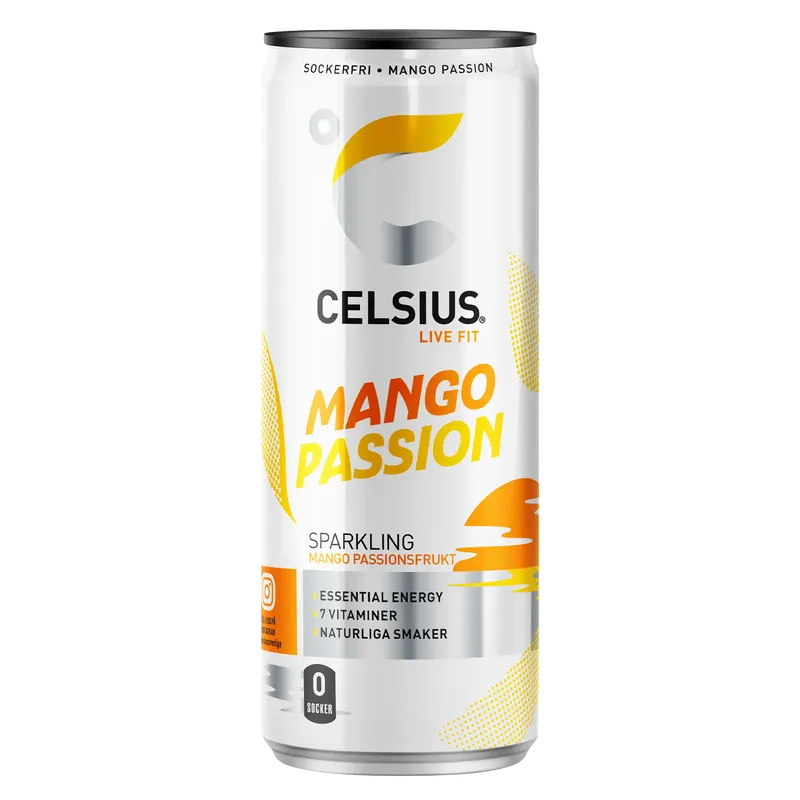 CELSIUS Mango Passion Energy Drink Pack