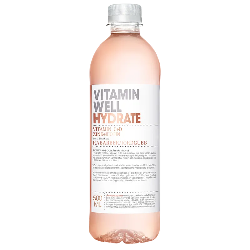 12 x Vitamin Well Hydrate 500 ml