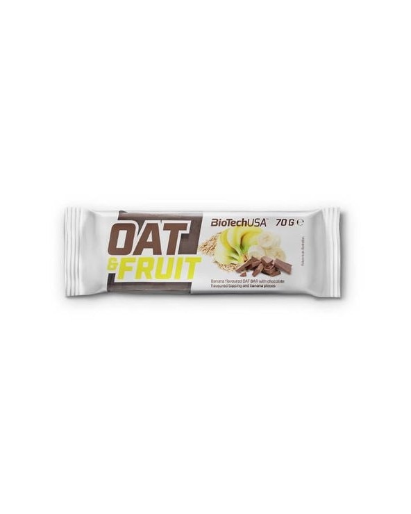 BioTechUSA Oat & Fruit Bar Choklad Banan 70g