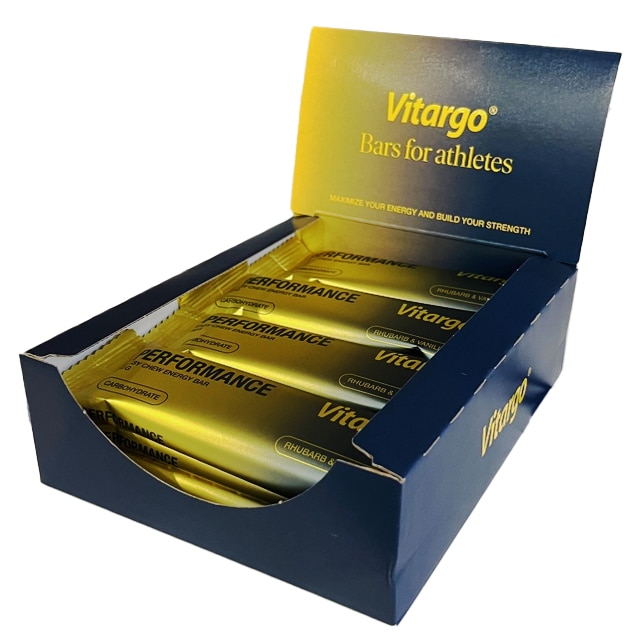 Vitargo Performance Bar Rabarber Vanilj 12x55g