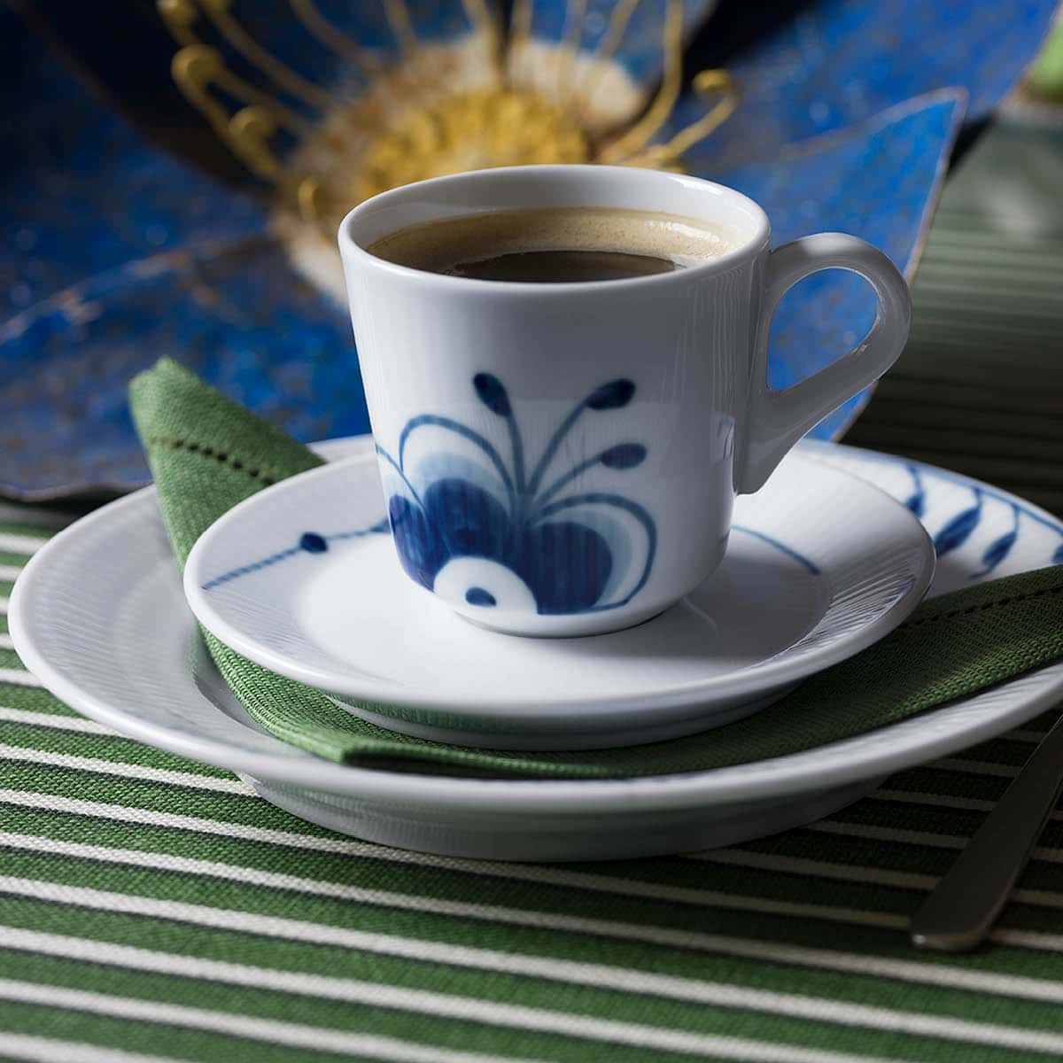 Blomus Pilar Espressokopp med Fat Pewter