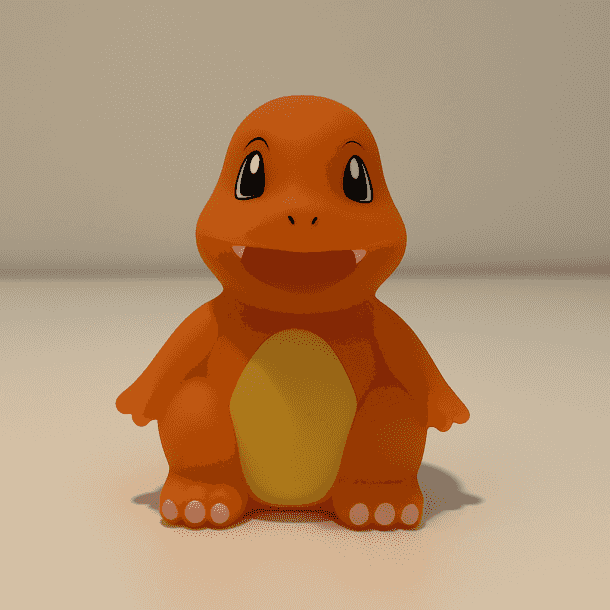 Charmander LED Nattlampa för Barn