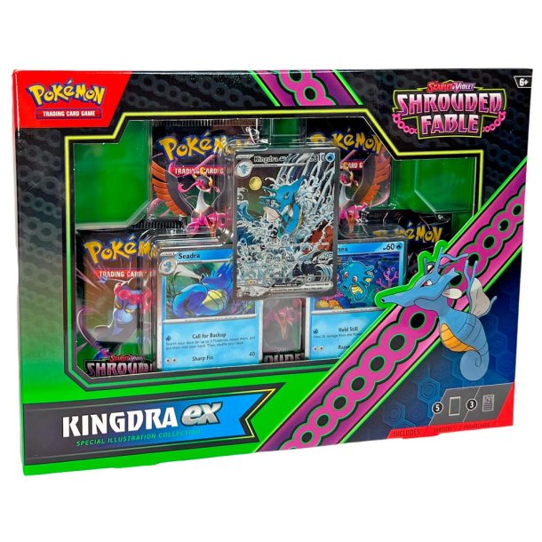 Pokemon Shrouded Fable Kingdra EX Card