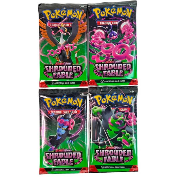 Pokémon Shrouded Fable boosterpaket 10 kort