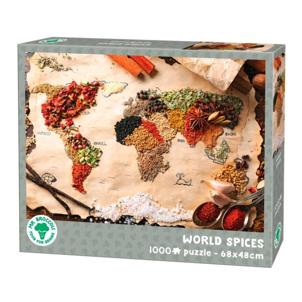 Herr Broccoli Pussel 1000 Bitar Kryddtema