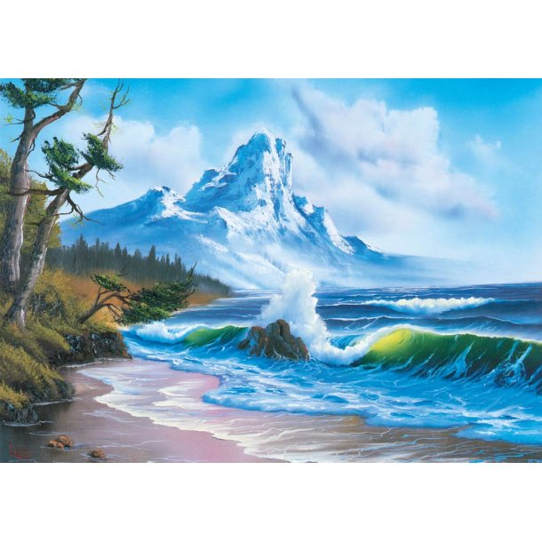 Schmidt Bob Ross Pussel Berg och Hav 1000 Bitar