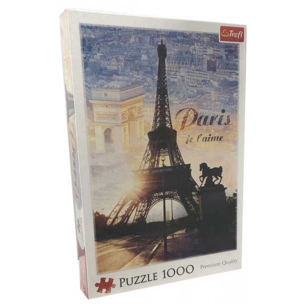 Pussel 1000 bitar Paris vid gryning