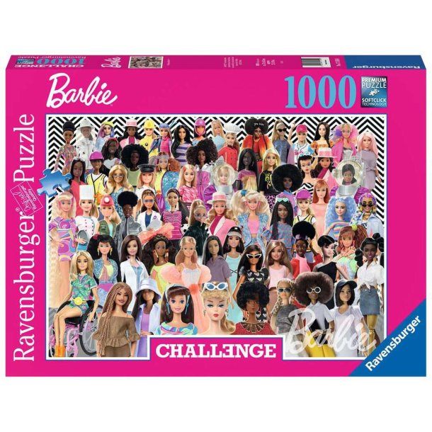 Ravensburger 1000-bitars pussel Barbie Challenge
