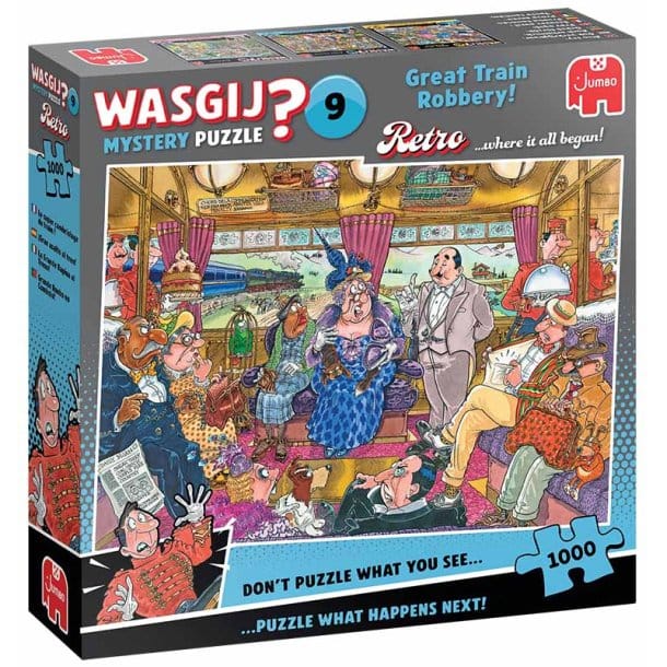 Wasgij Mystery Retro 9 Tågrån Pussel
