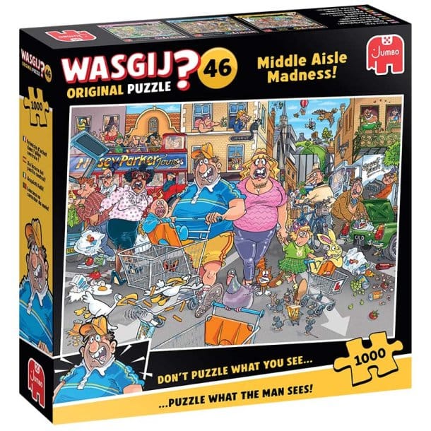 Wasgij Original 46 Middle Aisle Madness 1000 Bitar Pussel
