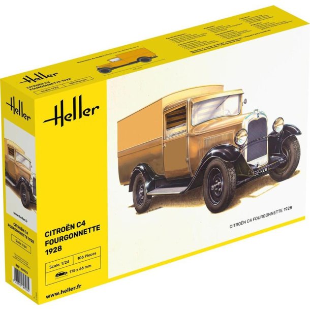 Heller Citroën C4 Fourgonnette 1928 Modellbyggsats