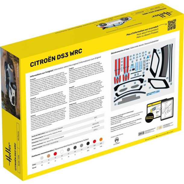 Heller Citroën DS3 WRC Modellkit 1:24