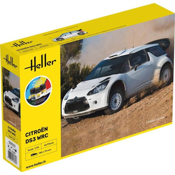 Heller Citroën DS3 WRC Modellkit 1:24
