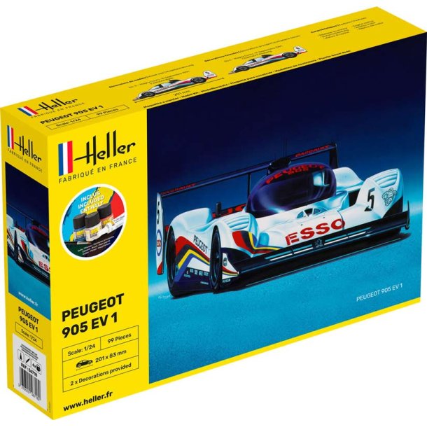Heller Peugeot 905 EV1 Rallybilsats