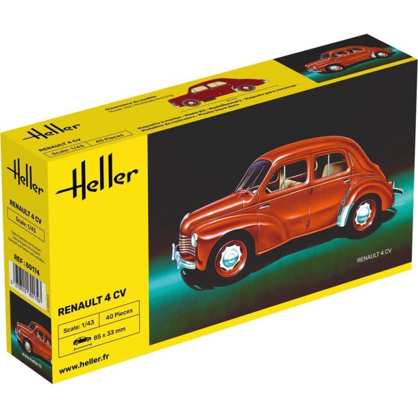 Heller Renault 4 CV Modellbil 1:43
