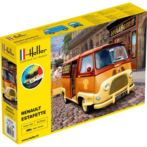 Heller Renault Estafette 1950 modellbil 1:24