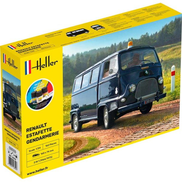Heller Renault Estafette Gendarmeri Startpaket