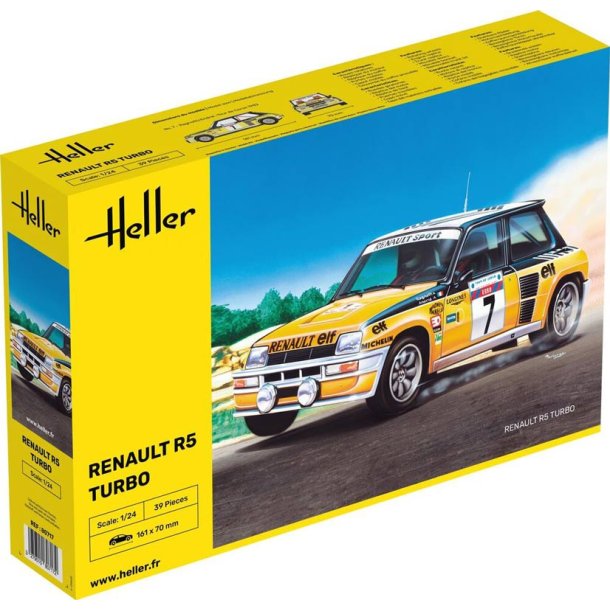 Heller Renault R5 Turbo Modellbil 1:24