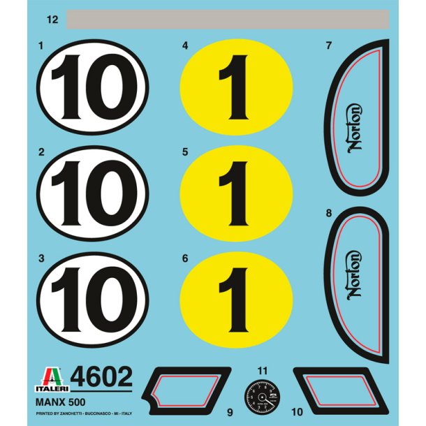 Italeri 1:9 Norton Manx 500cc 1951 Modell