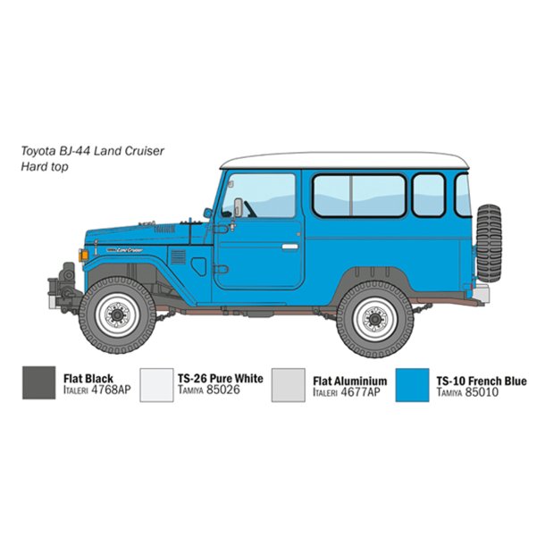 Italeri 1:24 Toyota BJ44 Land Cruiser Byggsats