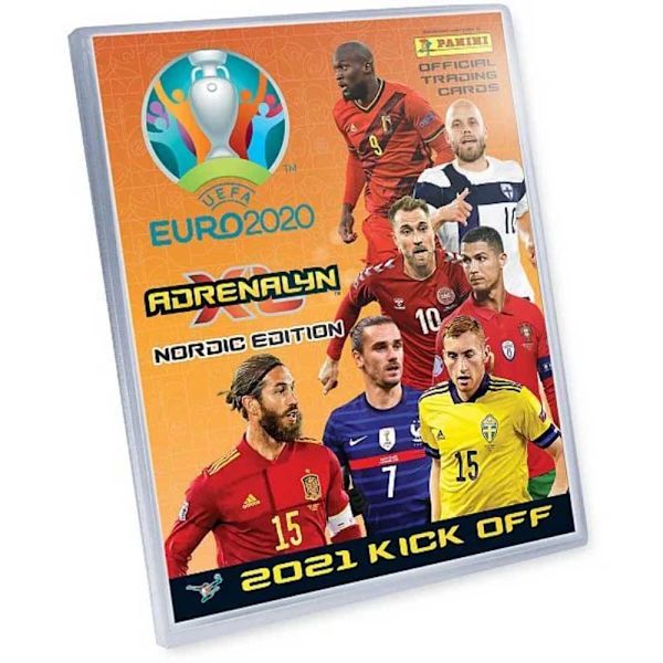 Fotbollsstjärnkort Samlaralbum 240 Kort Röd