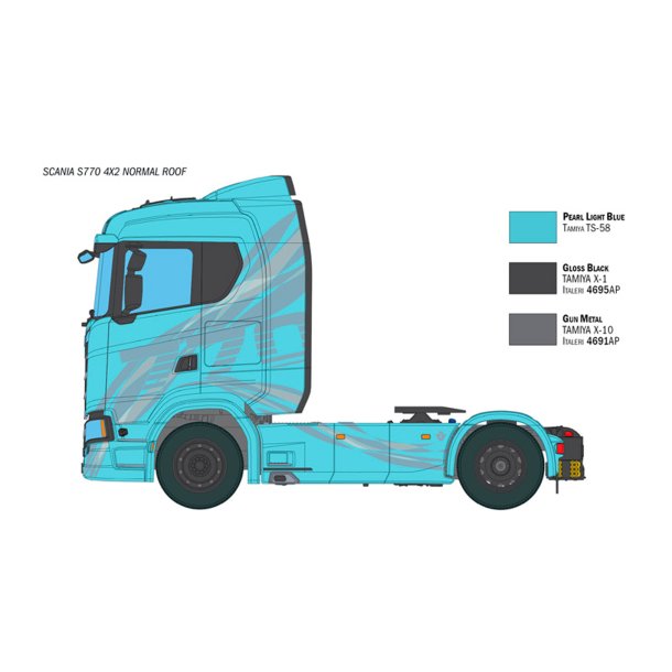 Italeri 1:24 Scania S770 Modelllastbil
