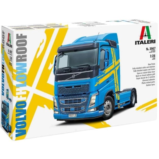 Italeri 1:24 Volvo FH LÄgt Tak Modelllastbil