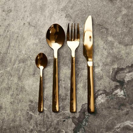 Aida Raw Bestickset 40 Delar Guld