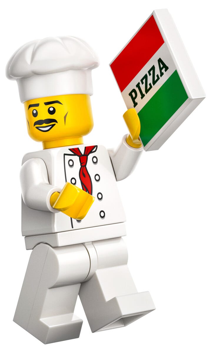 LEGO City Pizzabil och Brandbil Lekset