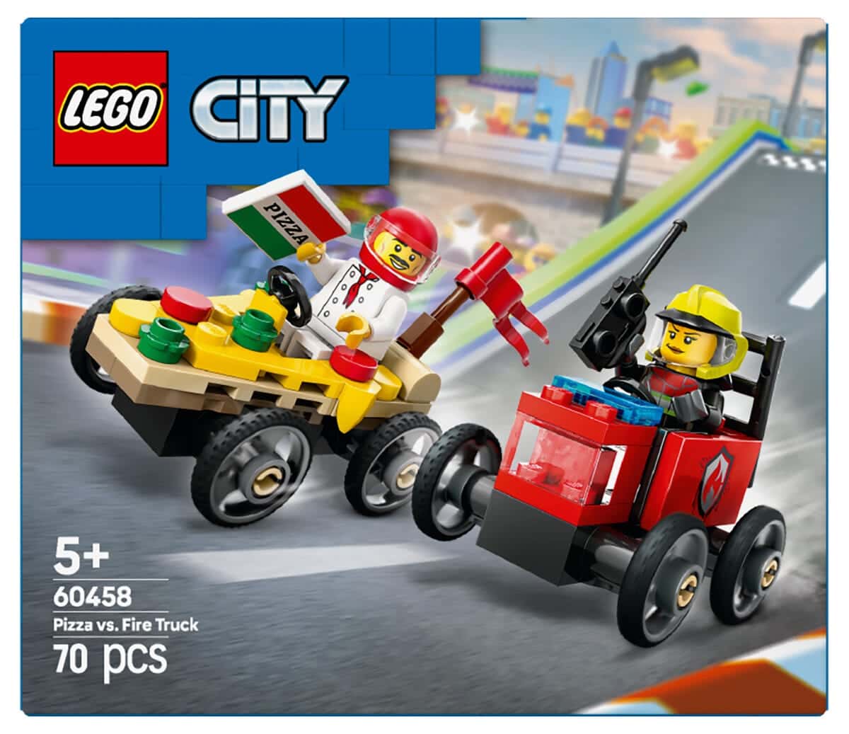 LEGO City Pizzabil och Brandbil Lekset