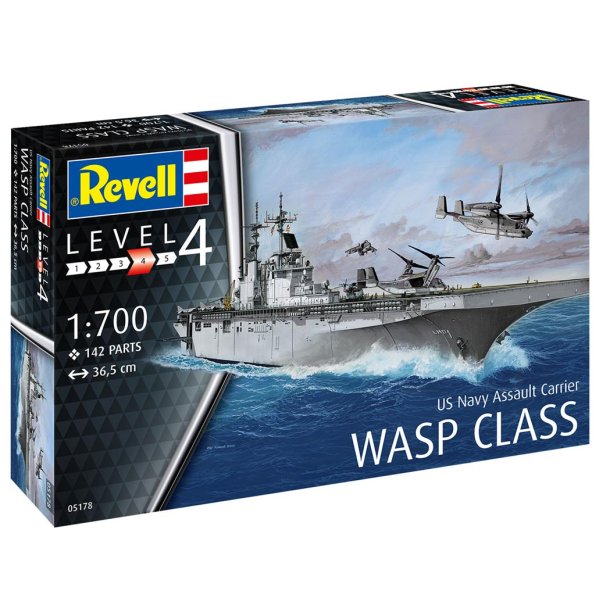 Revell Assault Carrier USS Wasp Model Ship