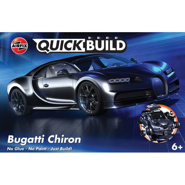 Airfix Bugatti Chiron Snabbbyggnadsmodell