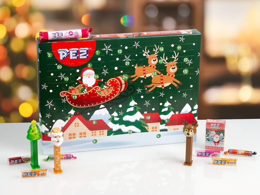 PEZ Adventskalender mit Süßen Überraschungen
