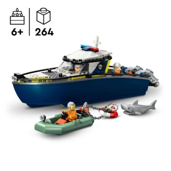 LEGO City 60456 Polisens båtjakt