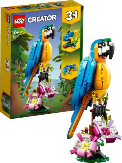 LEGO Creator 31136 3-i-1 Exotisk papegoja