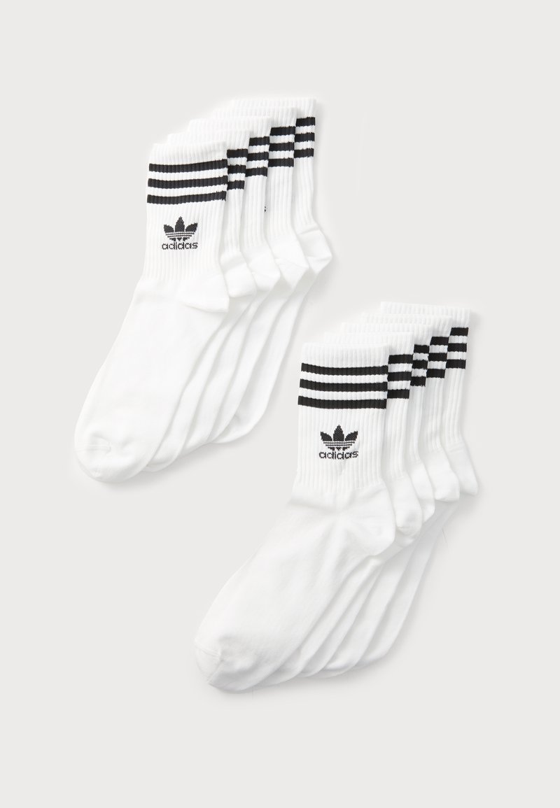 adidas Originals STRIP UNISEX 10 PACK - Strumpor - white/vit - Zalando.se
