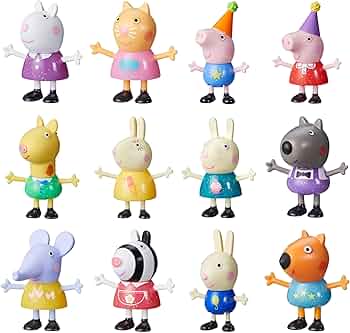 Peppa Pig Peppa’s Party Friends-figur : Amazon.se: Leksaker