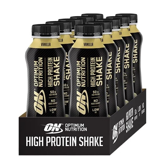 Optimum Nutrition High Protein Shake Vanilj 12x500ml