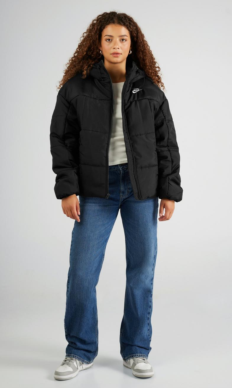 Nike Therma Svart Pufferjacka Dam