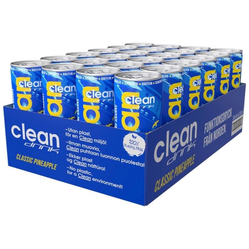 24 x Clean Drink Classic Pineapple