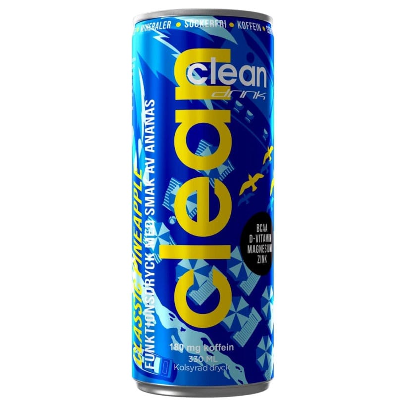 24 x Clean Drink Classic Pineapple