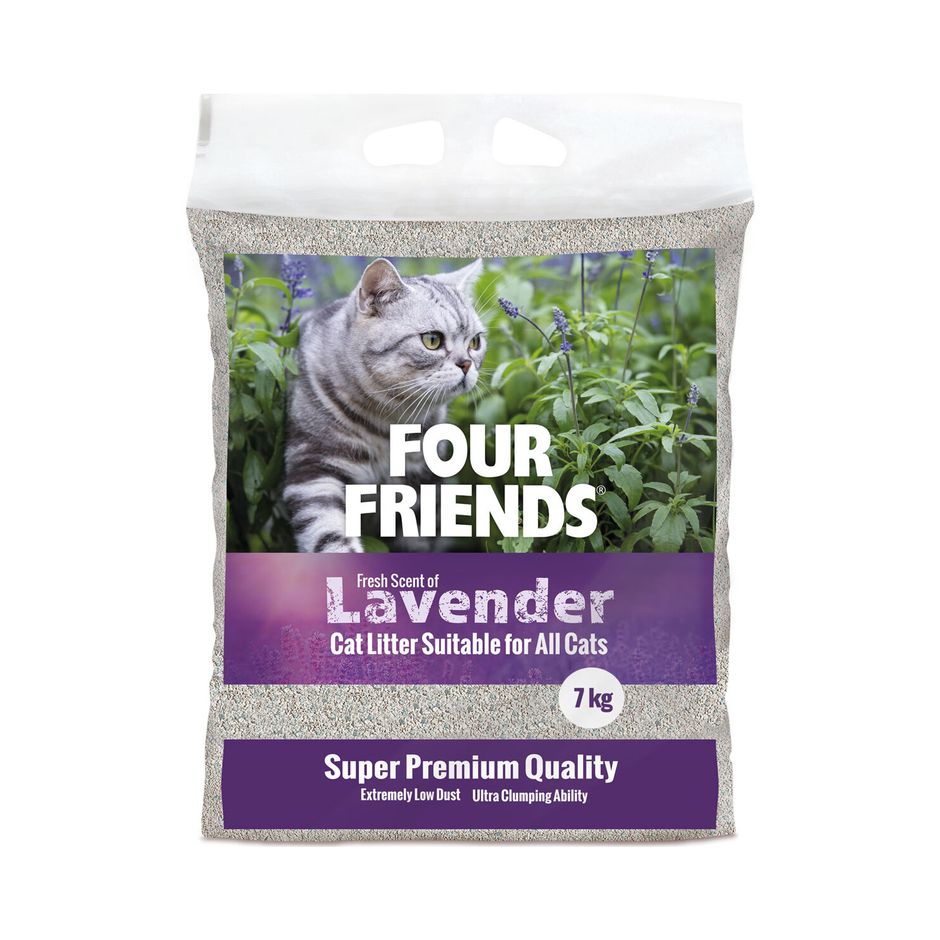 FourFriends Kattsand Lavendel för Husdjur