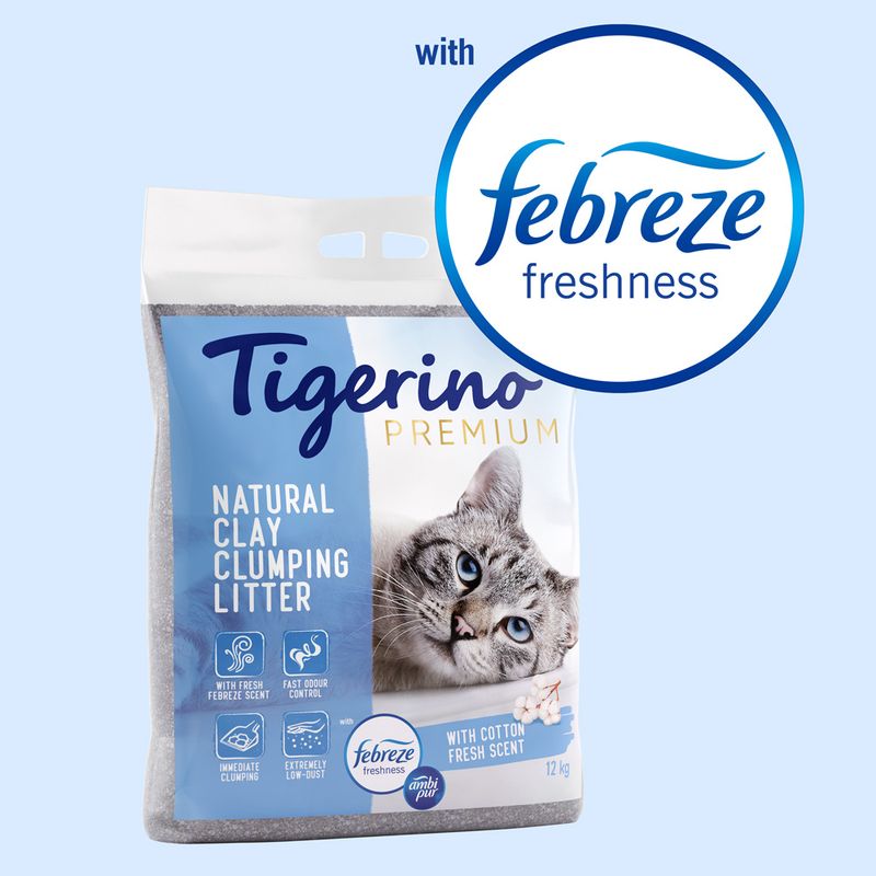 Tigerino Premium Febreze Fresh Bomullsblomma