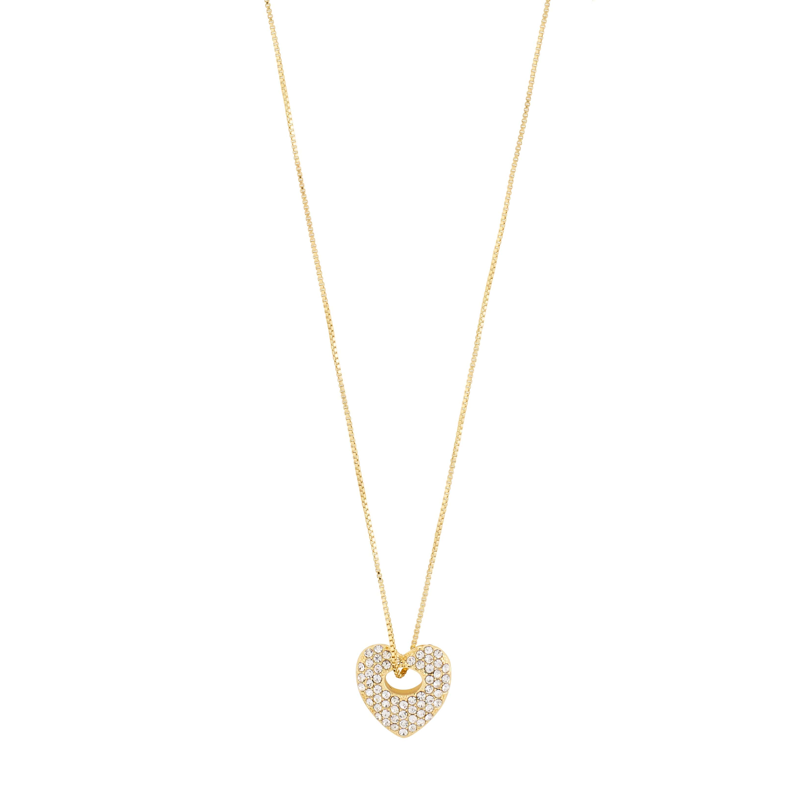 Dune Gold-Plated Heart Necklace