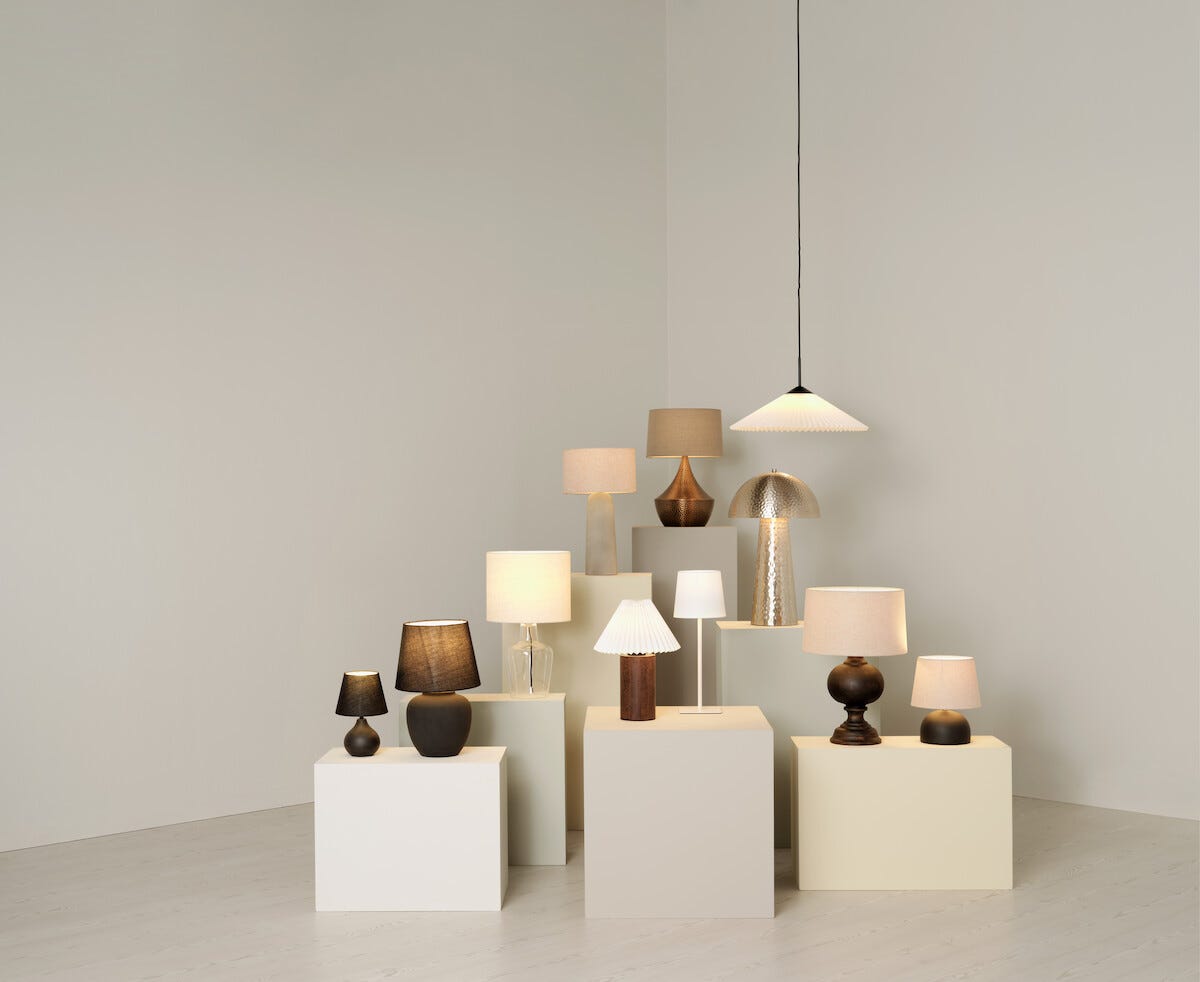 Northlight Malte Bordslampa i Betong 43 cm