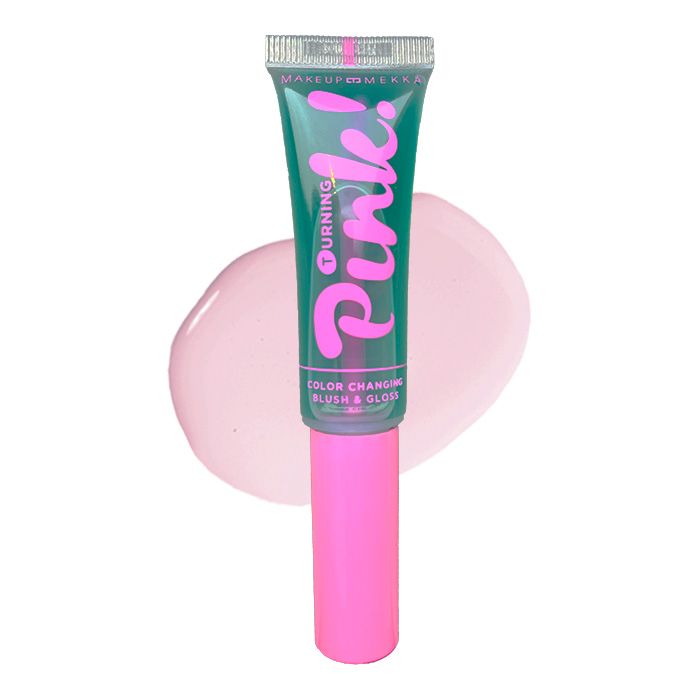 Color-Changing Pink Blush and Lip Gloss