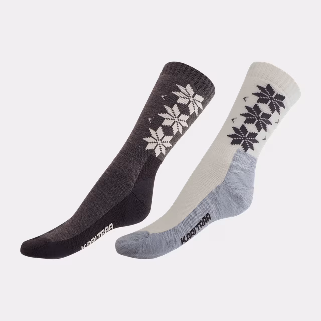KT Wool Sock 2-Pack Damstrumpor