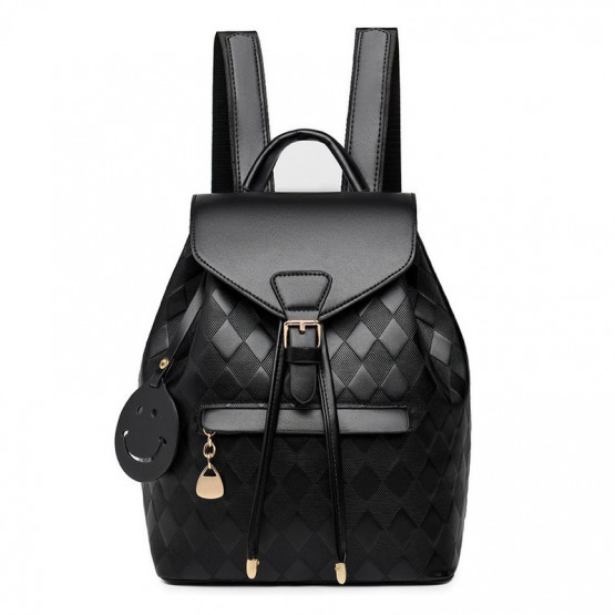 Elegant ryggsäck i PU-läder för vardag